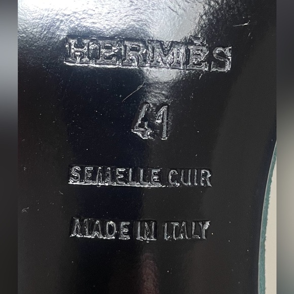 Hermes Suede heels sz 41 ( 9.5 ) made in italy - Picture 15 of 16